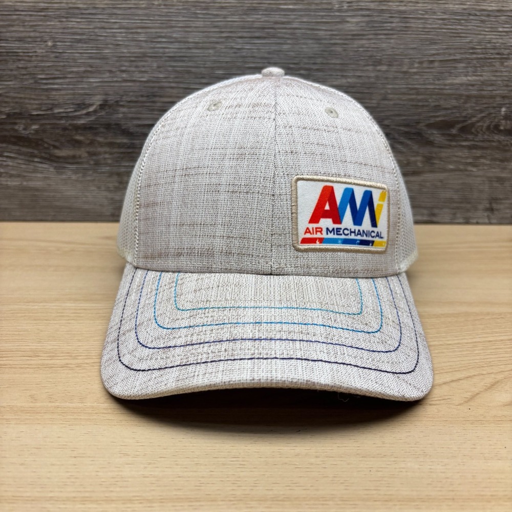 Air Mechanical Hat Cap Snap Back Beige Bryant Heating & Cooling
